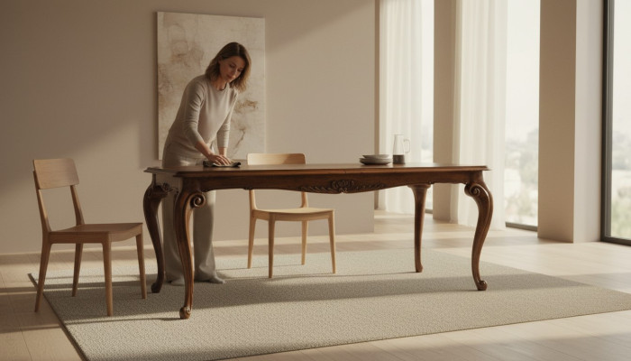 Luxe tafel Roestvrijstalen tafels Eettafels Eettafel Italiaans ontwerp Bruin