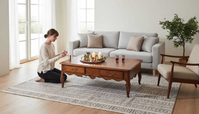 Bank tafel koffie tafels woonkamer bijzet luxe salontafel design bruin nieuw