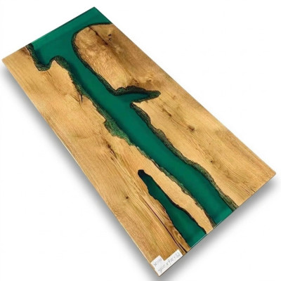 tabel eettafel tafels hars epoxy massief design meubels 200x91 echt hout epoxy