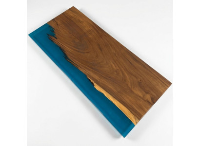 Epoxihars Eettafel River Table 200x90 Nieuw Echt houten tafels Massief riviertafel