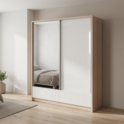 Garderobe Opbergkast 180cm Plank Kast Archief Schuifdeuren Schuifdeuren Kantoor