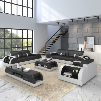 Sofaset 3+2+1 Bank Bekleding Stof Zitkussen Bankstel Lederen Design Banken