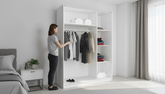 Garderobe Opbergrek Kast Archief Schuifdeuren Schuifdeuren Kantoor 150cm