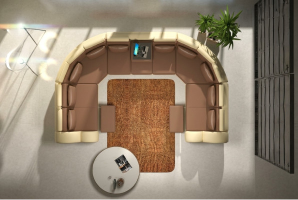 Leren bankstel met USB-bekleding Bank Bank Hoekbank Woonlandschap Gigantische XXL Relax Nieuw