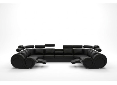 Designer woonlandschap hoekbank met USB bank sofa bekleding lederen banken Nieuw