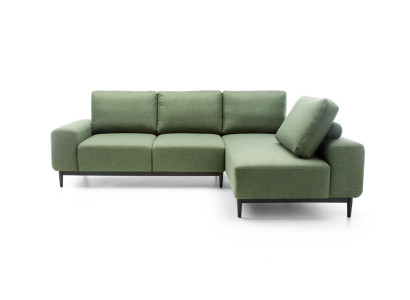 Hoekbank L-vorm slaapbank hoekbank leren bank met bedlade bank woonlandschap