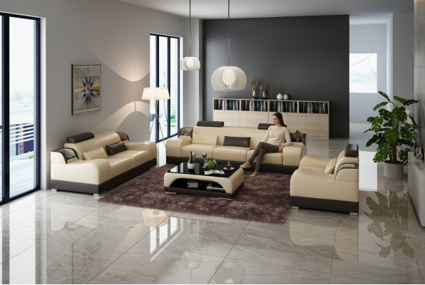 Bankstel Bank Zitbank 3+2+1 Compleet Set Modern Nieuw Woonkamer Bank