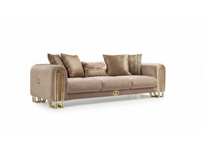 Ontwerper Banken Beklede Bank Sofa's 3-zits Driepersoons Stoffen Bank Woonkamer Nieuw