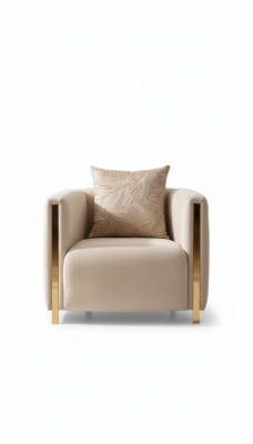 Fauteuil Bekleding Zitplaats Ontwerp Bank Fauteuil Relax Lounge Stof Luxe Woonkamer