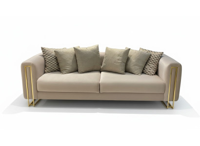 Design Bank Moderne 3-zits Woonkamermeubels Grijs Bankstellen Driezitter Bankstel Bekleding