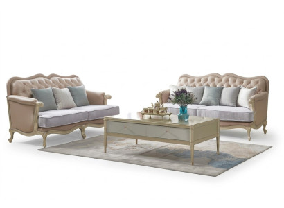 Beige Chesterfield bankstel 3+2 zits Designer woonkamer banken 2-delig set