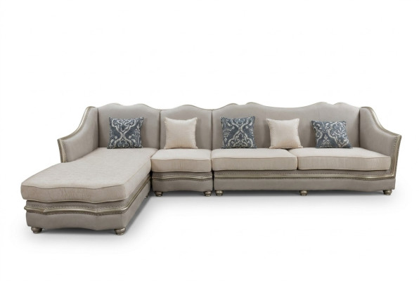 Woonkamer Textiel L-vorm Luxe Bankstellen Bankstellen Hoek Hoekbank Meubels  Woonkamer Textiel L-vorm Luxe Bankstellen Bankstellen Hoek Hoekbank Meubels