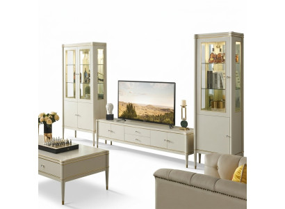 Ontwerp woonkamer wand dressoir 2x kast rtv laag dressoir dressoir 3-delige set.
