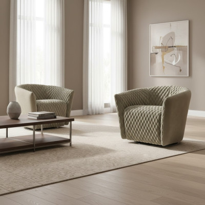 Fauteuil Zitplaats Zitter Ontwerp Woonkamer Bekleding Hout Bekleding Modern Luxe Grijs Nieuw