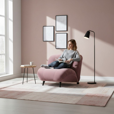 Fauteuil eenzitter luxe gestoffeerde meubels woonkamer eenzitter fauteuil textiel lounge