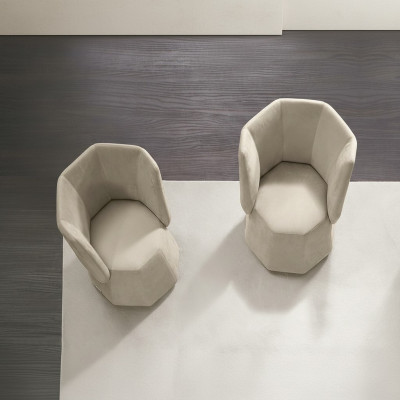 Ontwerp Fauteuil Luxe Eenpersoons Modern Armleuning Textiel 1 Zitmeubel Eenpersoons Prianera