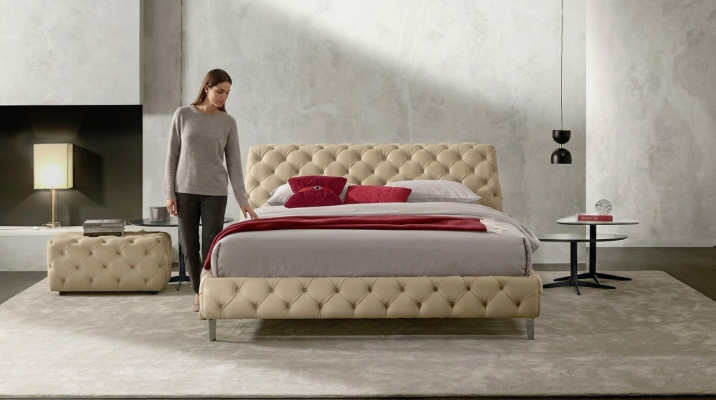 Chesterfield Bed Luxe Bedden Houten Bedframe Meubelontwerp Modern Bedframes