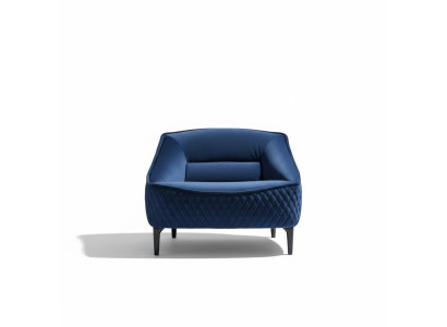 Stoel Meubels Modern Stof Lounge Textiel Luxe Zit Relax Meubels Blauw Prianera