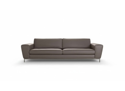 Moderne leren bankstellen Designbank Driepersoonsbank Zit Grijs Bank 3 Zit Prianera