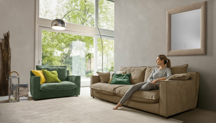 Sofa set 3+1 zits luxe set banken fauteuils lederen bank woonkamer