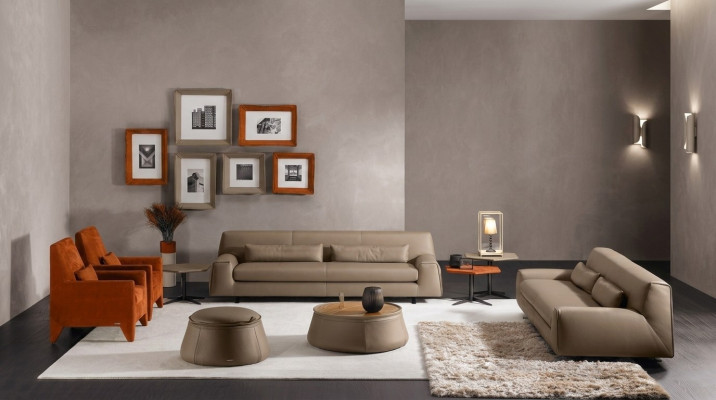 Sofagarnitur Couch Bekleding Leren Bankstel Prianera Italiaanse Meubelen Bank