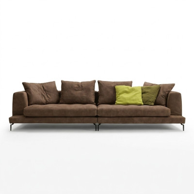 Bank 4-zits banken Luxe bekleding leren bank Luxe bank leer Vierzits