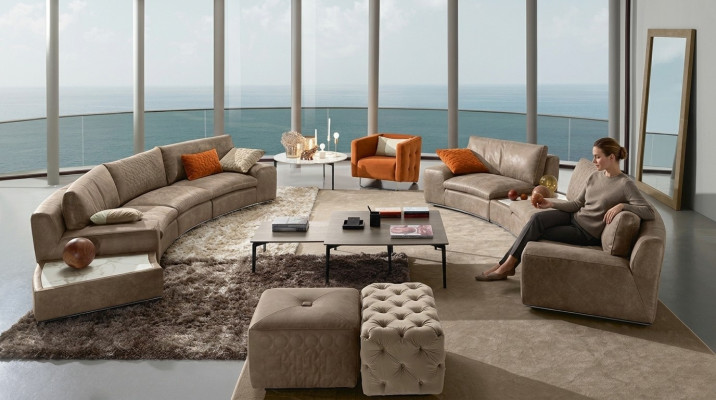 Villa Ronde Bank Ontwerp Woonlandschap Ronde Bank Banken Meubels Hoekbank