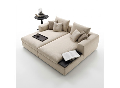 Eckbank Italiaanse meubels Hoekbank Bank Bekleed bankstel Bankstel Sofas