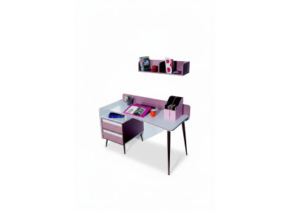 Bureau Hout Roze Tafel Bureaus Plank Meubilair Tienerkamer Ontwerp