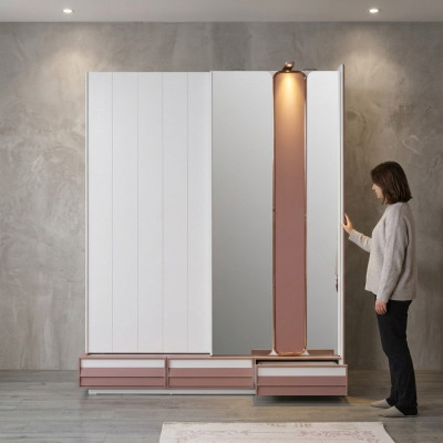Kledingkast Ontwerp Meubels Kinderkamer Wit Kast Slaapkamer