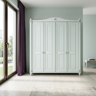 Kinderkamer kasten Wit design kledingkasten Kast