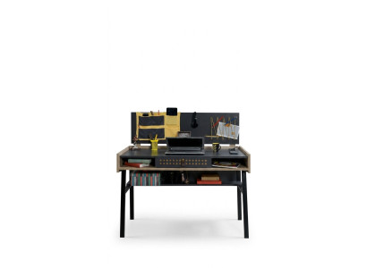 Schrijftafel wandplank tafel Italiaanse stijl meubels hout nieuw
