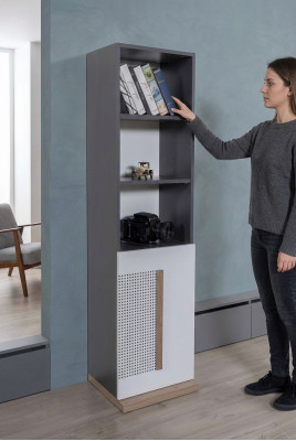 Kast Hout Boekenkast Kinderkamer Grijs Kasten Plank Meubels Nieuw