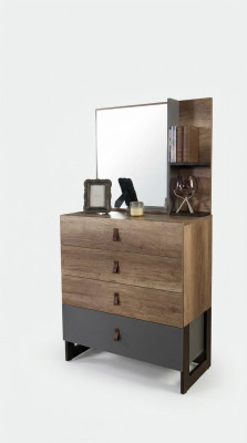 Ladenkast met spiegel Hout Modern Luxe Ontwerp Kinderkamer Ladenkasten