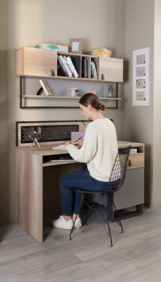 Bureau Bruin Tafel Slaapkamer Jeugdkamer Houten Meubels 131x63x109cm