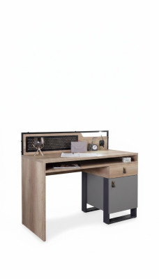 Bureau Bruin Tafel Slaapkamer Jeugdkamer Houten Meubels 131x63x109cm