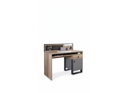 Bureau Bruin Tafel Slaapkamer Jeugdkamer Houten Meubels 131x63x109cm
