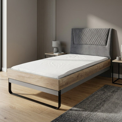 Bed tienerkamer kinderkamer ontwerp meubels bedden slaapkamer bruin