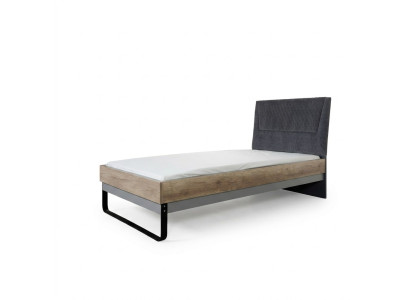 Bed tienerkamer kinderkamer ontwerp meubels bedden slaapkamer bruin