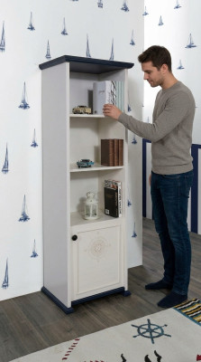 Rek kast boekenkast voor kinderkamer tienerkamer wit nieuw