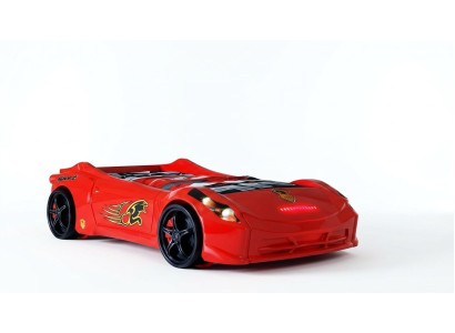 Kinderkamer bed kinderbed ontwerp raceauto autobed met matras