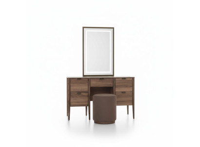 Toilettafelset Console Spiegel materiaal hout Slaapkamermeubels Ontwerphocker