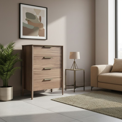 Ladenkast Hoge kast Houten kasten Consoles Meubels Kast Sideboard Laden