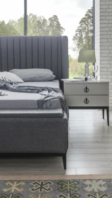 Ontwerp console 2x nachtkastjes bijzettafels slaapkamer houten consoles nieuw
