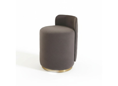 Ontwerpstoel Luxe Ottomaanse kaptafel Kruk Ronde gestoffeerde stoel Bank