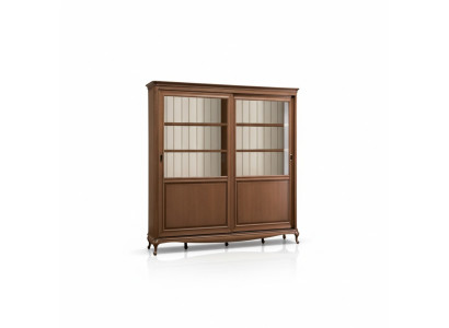 Boekenkast Dressoir Klassiek meubilair Planken Houten vitrinekast