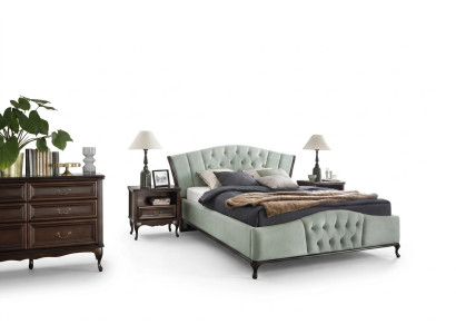Bedroom set Chesterfield luxury beds furniture 2x bedside table 3-piece