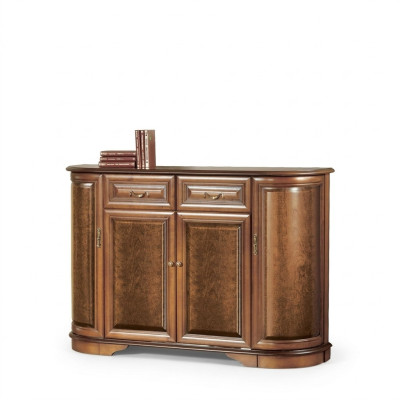 Bruine commode in antieke stijl dressoir dressoirs houten kast