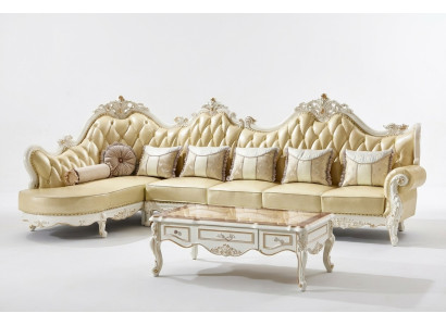 Klassieke Chesterfield bank bankbekleding set hoekbank barok hoek