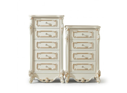 Ladenkast met laden dressoir Ladenkasten Houten hoge kast Sideboard